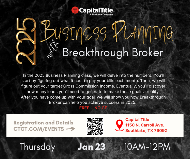 Financial Planning Concepts Capital Title of Texas, LLC.