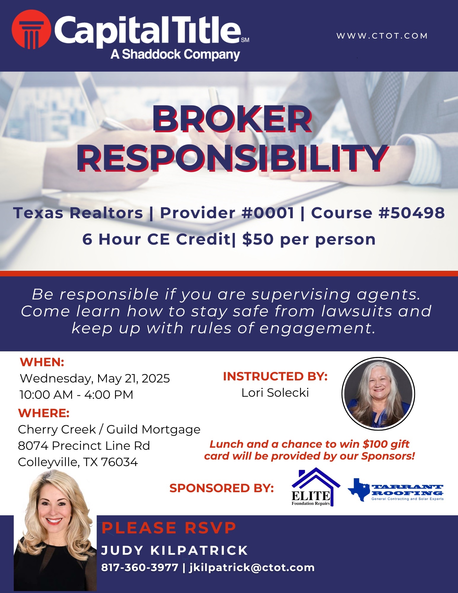 Broker Responsibility Flyer 5-6-25
