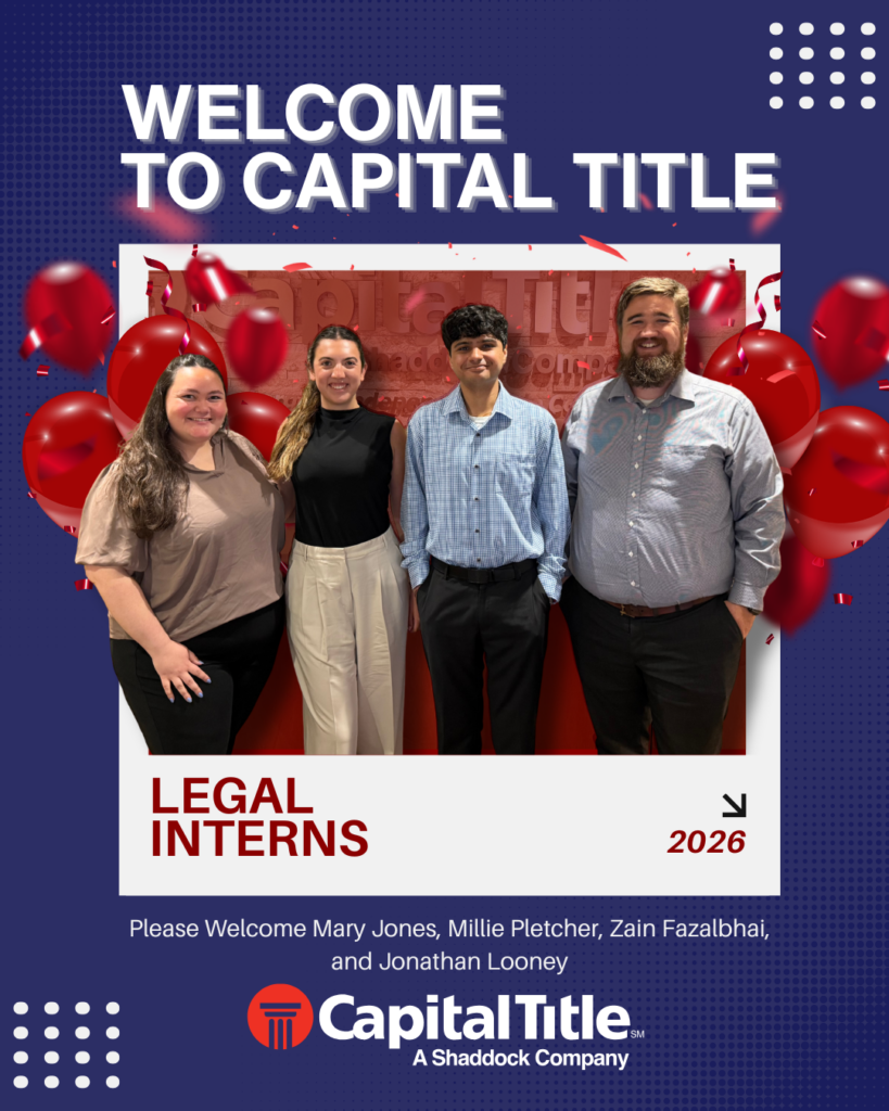 Capital Title's 2026 Legal Interns!