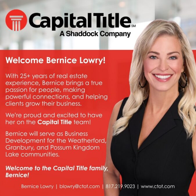 Please Welcome Bernice Lowry
